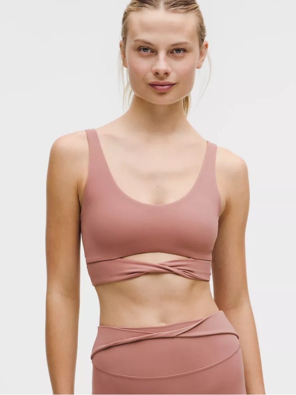 Nulu Twist-Front Scoop-Neck Bra *Light Support, B/C Cup
